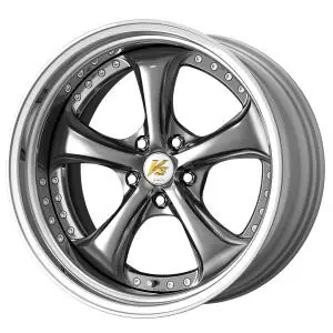 Free Shipping Work Wheels VS-KF 5x105 20x12.5-11 Brilliant Silver Black R Disk STEP RIM