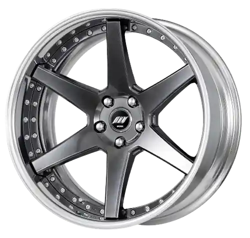 One Day Deal Work Zeast Black Label Bst1 5x114.3 20x8.5+45 H Disk Brilliant Silver Black
