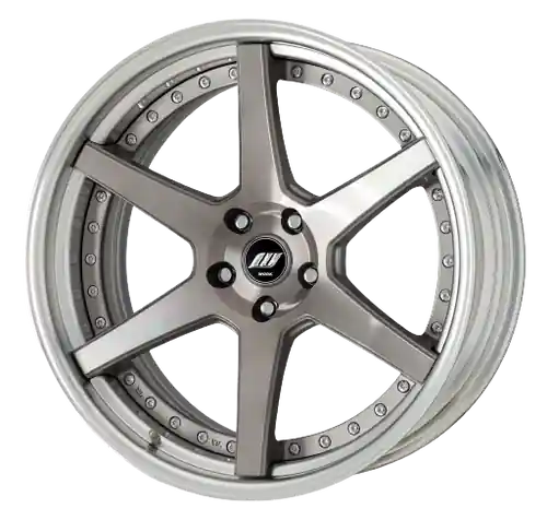 Work Zeast St1 5x120 19x9.5+30 T Disk Transparent Grey Polish Direct From Manufacturer