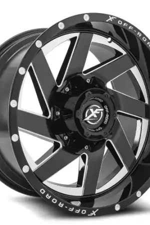 Time-Limited XF Off-Road XF-205 5x114.3/5x127 22x10 -24 Gloss Black & Milled