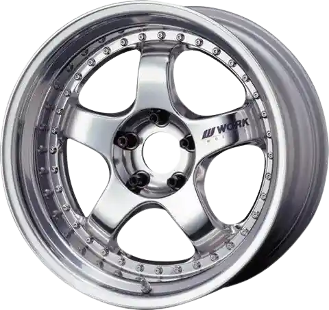 Fast Shipping Work Meister S1 3P 5x112 18x11.5-14 R Disk Bright Buff Finish