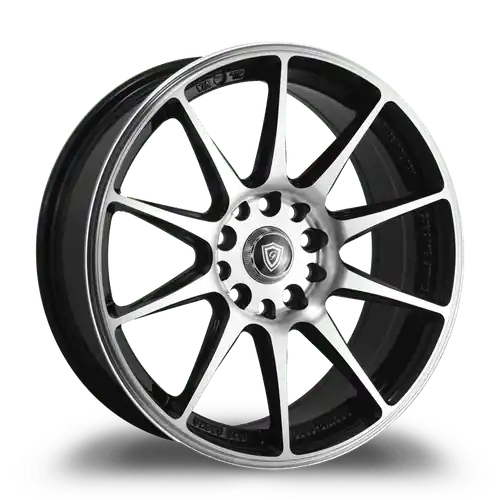 G - LINE ALLOYS G0051 5x114.3/5x120 18x8.5+35 BLACK / MACHINED Mega Sale