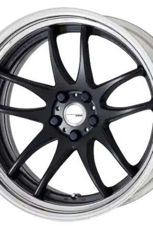 Crafted Work Cr 2P 4x100 17x8.0 +12 Matte Black