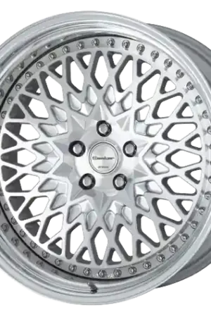 Work Gran Seeker Ccx 5x115 19x8+-6 R Disk Machined Silver Polish Price Drop