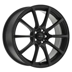 Focal 448SB F-20 4X100/4X108 16x7 +40 Satin Black w/Satin Clear Coat Money Back Guarantee