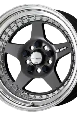Work Meister Cr01 5x114.3 15x11+-31 O Disk Matte Gunmetal Clearance