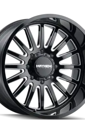 Mayhem Utopia 8114 6x139.7 22x12-44 Gloss Black/Milled Bulk Order