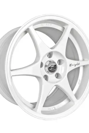 Stage Wheels Knight 5x114.3 17x8 +10 White Top Rated