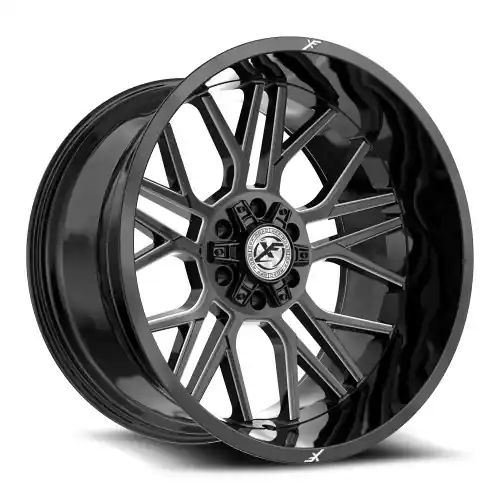 XF Off-Road XF-235 5x127/5x139.7 20x10 -24 Gloss Black & Milled Best Price
