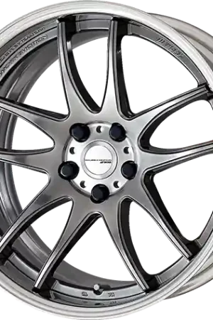 Super Sale Work Cr 2P 5x115 18x9.5 +22 GT Silver