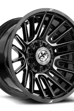 XF Off-Road XF-234 8x165.1/8x180 20x10 -12 Gloss Black & Milled Top Pick