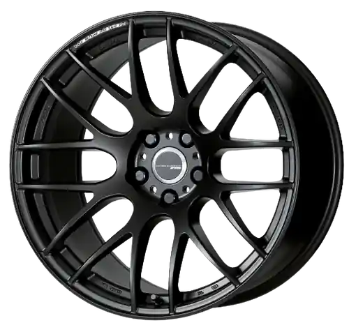 Work Emotion m8r 5x108 17x7 +53 Matte Black Free Returns