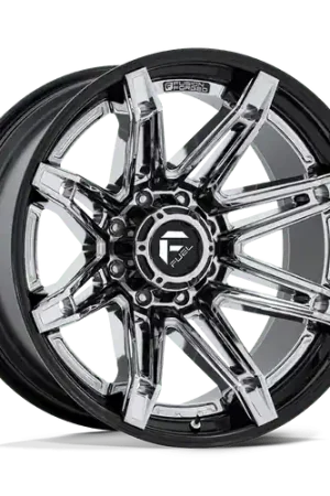 Popular Fuel 1PC FC401 BRAWL 6X135 20x10 -18 CHROME WITH GLOSS BLACK LIP