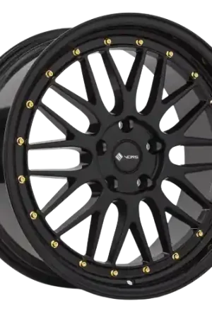 Vors VR8 5x110 18x9  +35 All Black Gold Rivet Price Cut