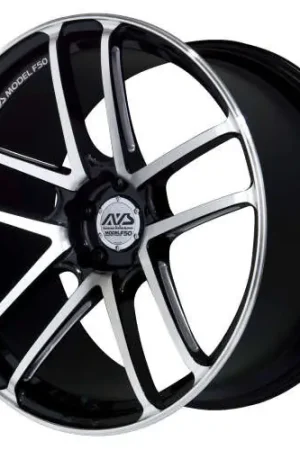 Must Have Advan Racing MODEL F50 5x120 20x8.5 +35 GLOSS BLACK COMBI