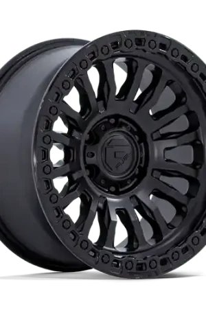 Buy Today Fuel 1PC FC857 RINCON 6X139.7 17X9 -12 MATTE BLACK WITH GLOSS BLACK LIP