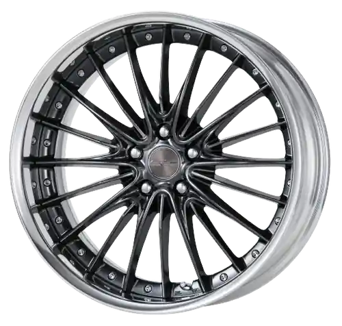 Work Schwert Regnitz 5x108 21x12.5+45 A Disk Brilliant Silver Black Hassle-Free Returns