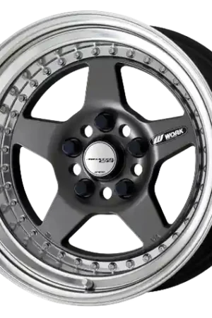 Work Meister Cr01 5x108 16x7+22 A Disk Matte Gunmetal Premium