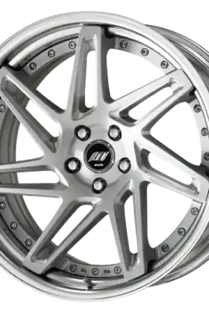 Hot Deal Work Zeast st3 5x108 20x10+12 R Disk Brush Silver Clear