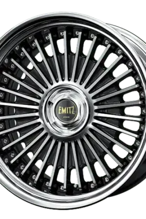 Genuine Work Emitz Black Polish 5x114.3 19x12.0 +38