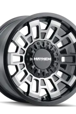 Mayhem Cortex 8113 5x127/5x139.7 20x9+0 Matte Black W/Machined Dart Tint Limited Edition