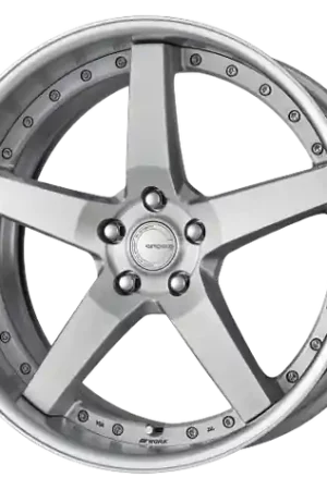 Work Gnosis Gr203 5x120 19x12.5+45 W Disk Brush Silver Clear Money Back Guarantee