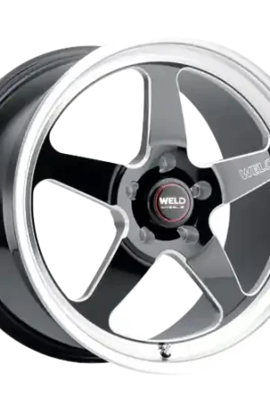 WELD Performance Ventura 5x114.3 18x9.5 0 Gloss Black/Milled Diamond Cut Lip Direct From Manufacturer