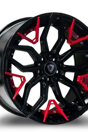 Trusted Brand MARQUEE WHEELS M3371 5x112 20x10.5+38 BLACK / RED