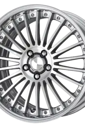 Free Shipping Work Lanvec Lf1 5x100 18x7+38 A Disk Machine Silver Polish