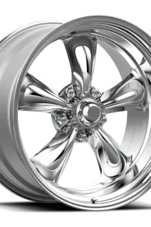 One Day Deal American Racing Vintage VN515 TORQ THRUST II 1 PC 5X120.65 18X9 0 POLISHED