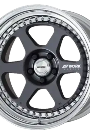 Work Meister L1 3P 5x100 18x14.5-43 O Disk Matte Gunmetal Free Shipping