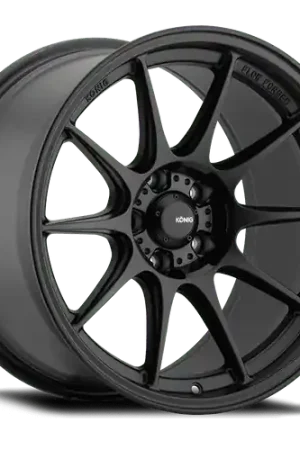 Viral Konig Dekagram 5x114.3 18x10.5+18 Semi-Matte Black