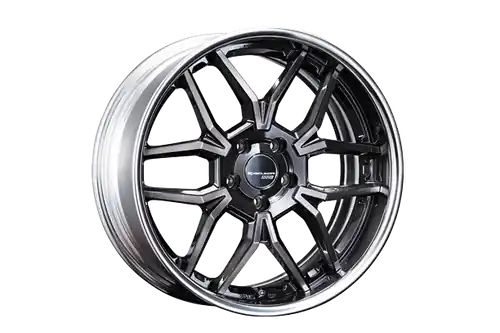 Brand New SSR EX06 5x114.3 19X7.5+22 SL Disk Galaxy Clear Black