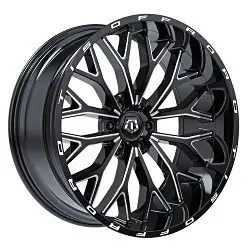 TIS 565BM 6x139.7 20x9 18 Black w/Milled Accents Time-Limited