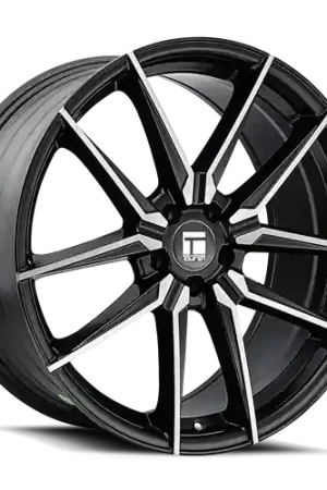 Authentic TOUREN TR94 3294 5x100 18x8 +35 GLOSS GRAPHITE BRUSHED WITH DARK