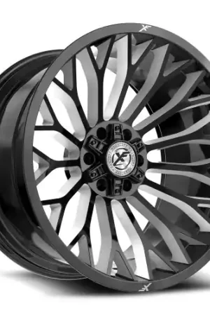 XF Off-Road XF-237 5x127/5x139.7 20x9 +12 Gloss Black & Milled Crafted