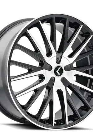 Kraze Double Down 185 5x112/5x120 18x8+40 Black Machined Trusted Brand