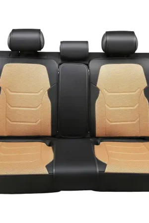 Editor’s Pick Sport Series Front and Rear Seat Covers; Beige/Black