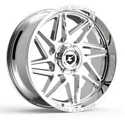 Gear Off Road 761C Ratio 8X170 22x10 -19 Chrome Plated with Lip Logo Crafted
