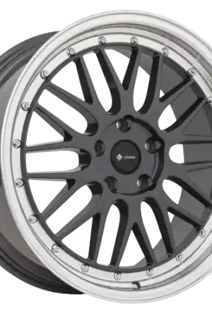 Vors VR8 5x114.3 18x9  +35 Hyper Black Machine Lip Chrome Rivet Must Have