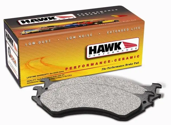 Porsche 911 Hawk Performance Ceramic Brake Pads - HB170Z650 Free Shipping