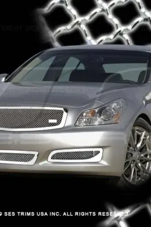 Infiniti G37 SES Trim Chrome Plated Stainless Steel Mesh Grille - MG191 Budget