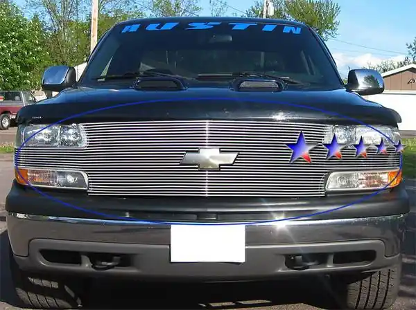 Chevrolet Suburban APS Billet Grille - Full Face - Upper - Aluminum - C85025A Express Delivery