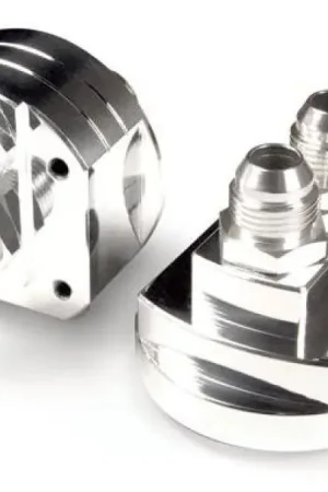 BLOX Racing Remote Oil Filter Relocation Kit - Polished — PMD Premier Motoring Development Discount