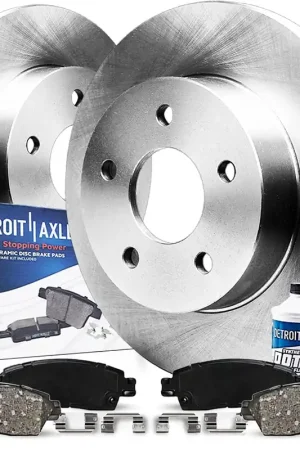 Reduced Price 6pc Rear Disc Rotors and Ceramic Brake Pads Kit
