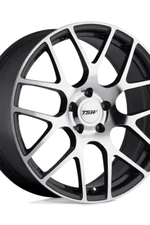 TSW NURBURGRING 5X108 21X10.5 +45 GUNMETAL W/ MIRROR CUT FACE Same Day Shipping