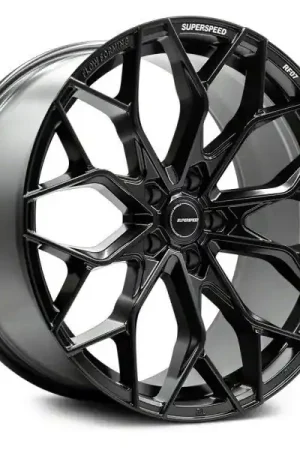 Superspeed Wheels RF07 Matte Black Wheel; Rear Only; 20x11; 25mm Offset Authentic