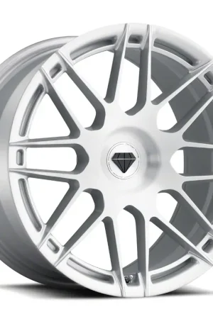 No Minimum Order Blaque Diamond Wheels BD-F12 Silver with Brush Face SDP Wheel; 20x11; 0mm Offset