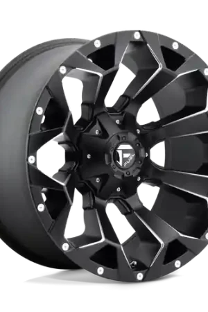 Get Yours Fuel 1PC D546 ASSAULT 5X114.3/5X127 18X9 +1 MATTE BLACK MILLED