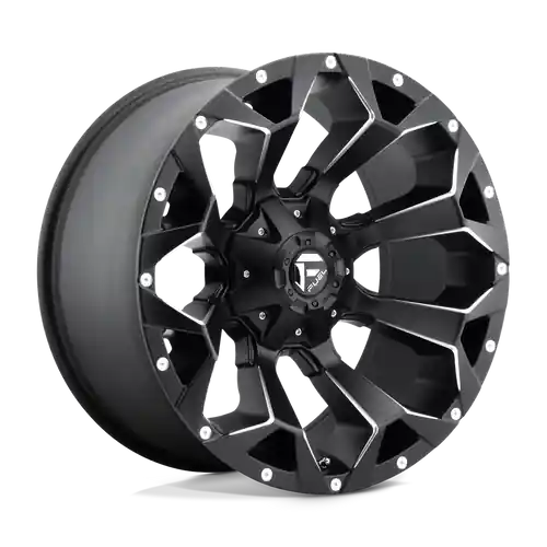 Get Yours Fuel 1PC D546 ASSAULT 5X114.3/5X127 18X9 +1 MATTE BLACK MILLED
